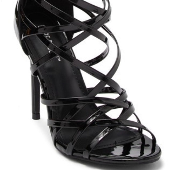 Black strappy heels - Picture 2 of 5